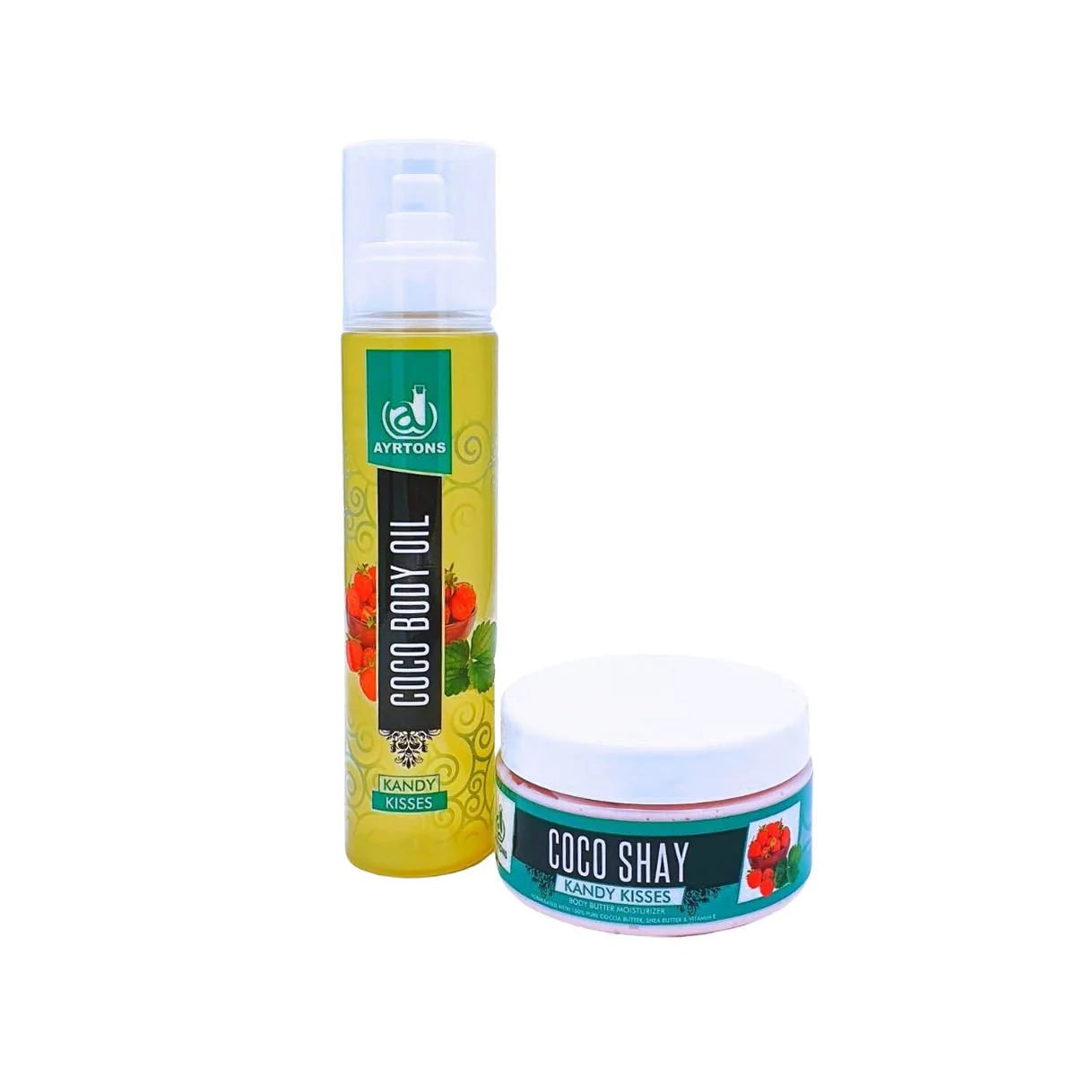 AYRTONS Coco Body Oil and Coco Shay Body Butter Bundle - Kandy Kisses